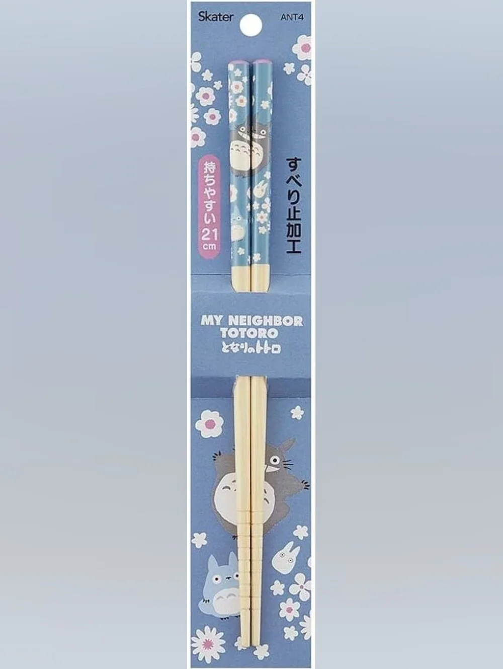 Set Of Two New Totoro Chopsticks 21 Cm - Blue And White Style